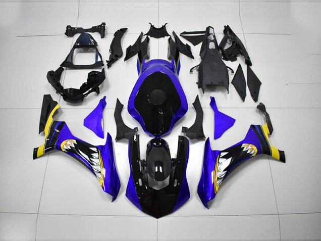 2015-2019 Blue Black Yamaha YZF R1 Motorcycle Fairings 2015-2019 Blue Black Yamaha YZF R1 Motorcycle Fairings