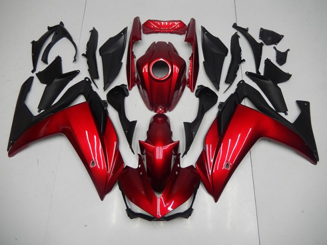 2015-2022 Red Black Yamaha YZF R3 Motorbike Fairing