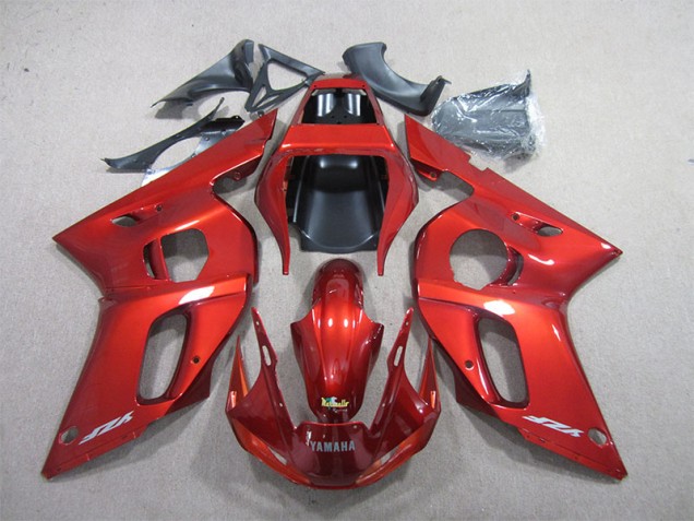 Abs 1998-2002 Red Yamaha YZF R6 Moto Fairings