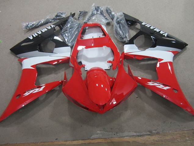 2003-2005 Red White Decal Yamaha YZF R6 Bike Fairings 2003-2005 Red White Decal Yamaha YZF R6 Bike Fairings