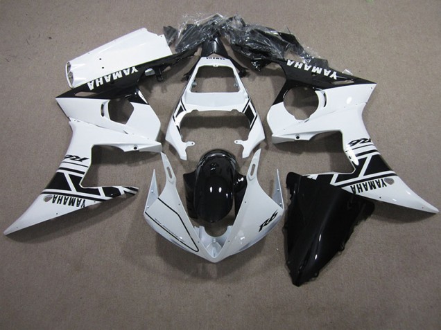 2003-2005 White Black Yamaha YZF R6 Motor Bike Fairings 2003-2005 White Black Yamaha YZF R6 Motor Bike Fairings
