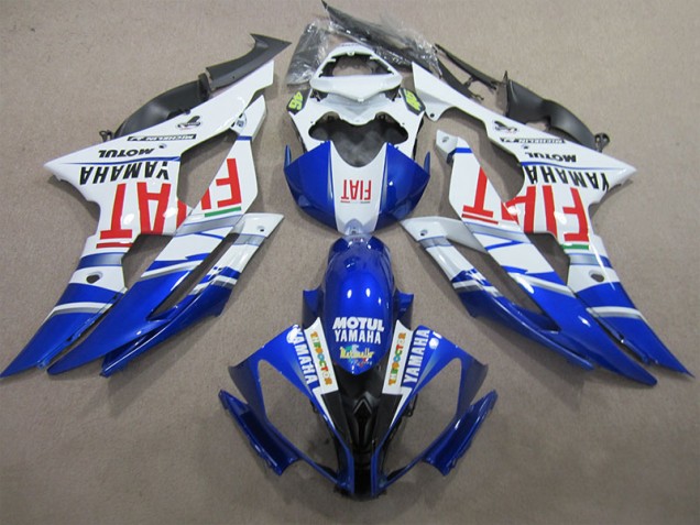 2008-2016 Blue White Motul Red Fiat Yamaha YZF R6 Motorbike Fairing 2008-2016 Blue White Motul Red Fiat Yamaha YZF R6 Motorbike Fairing