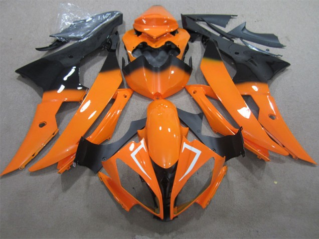 Abs 2008-2016 Orange Yamaha YZF R6 Motorcycle Fairings