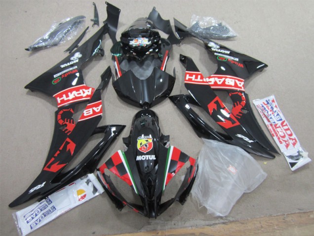 2008-2016 Black White Motul Yamaha YZF R6 Motorbike Fairing 2008-2016 Black White Motul Yamaha YZF R6 Motorbike Fairing