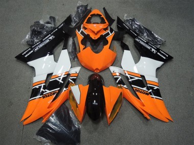 Abs 2008-2016 Orange Black Motul Yamaha YZF R6 Motor Fairings